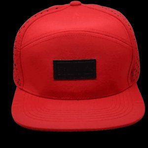 Crimson Classic - Water-Repellent Hat Snapback | Red CAPS LOCK ORIGINAL
